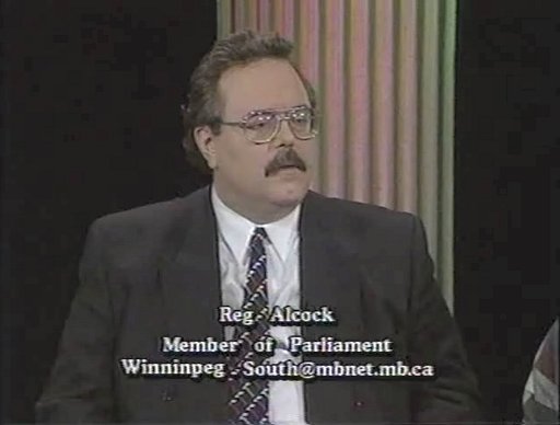 Reg Alcock, then Member of Parliament for Winnipeg South